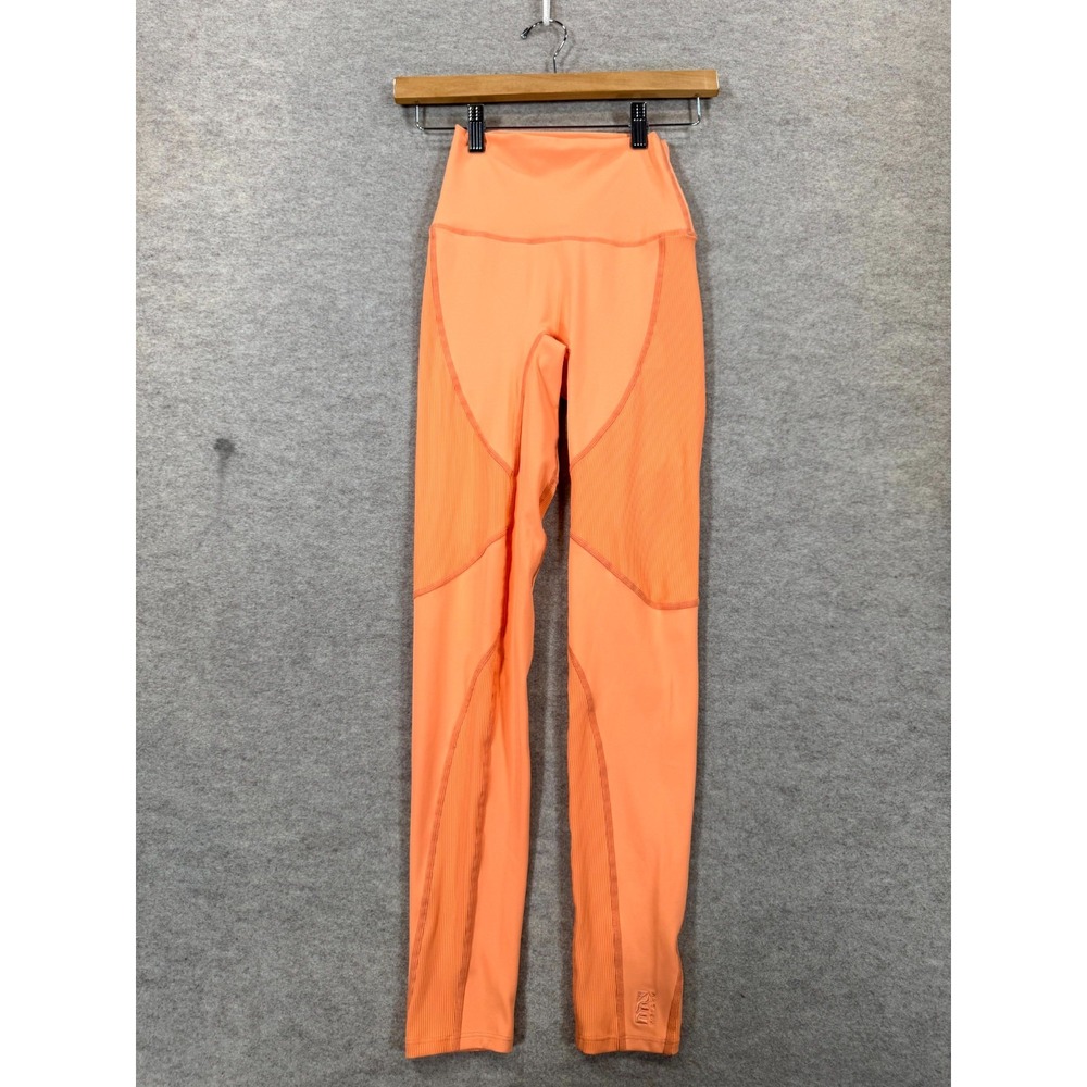 P.E Nation Free Play Legging Womens XS Orange Performance Gym Yoga Athleisure